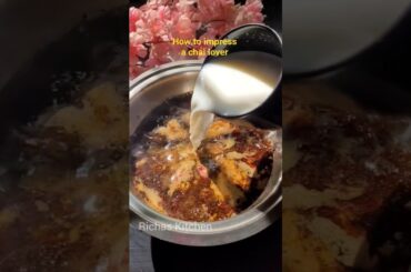 ASMR . how to impress a Chai Lover.  #shorts #ytshorts @richaskitchen20