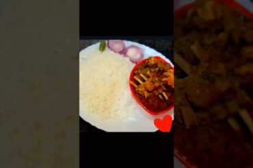 yummy lunch # nonveg # food # meat and chawal # Indian thali # youtube shorts # shorts # viral # yt