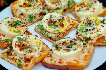 Cheese Egg Toast Recipe l Easy Breakfast Recipes | Simple and Delicious Breakfast in minute