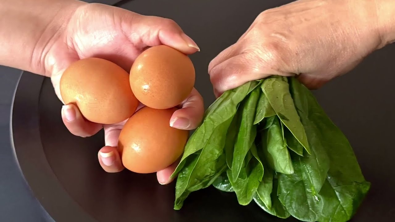 If you have eggs, mushroom, and spinach,, prepare this simple and delicious eggs Recipe , breakfast If you have eggs, mushroom, and spinach,, prepare this simple and delicious eggs Recipe , breakfast