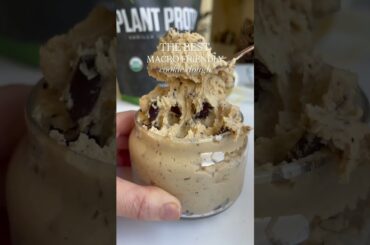 Low Calorie Protein Cookie Dough | TAP here for full recipe! #cookies #protein #vegan #food