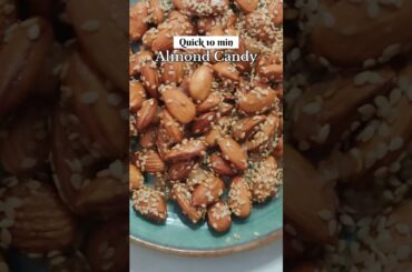 Winter Special Caramelized Almond Candy in 10 mins #food #recipe #yfl