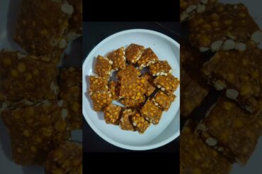 Viral High Protein Chana Chikki #shorts #recipe #healthy #dessert