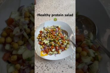 2-Minute Protein Salad Recipe | Healthy & Tasty #shortsviral #healthylifestyle #healthyeating