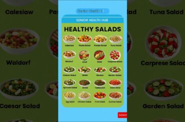 20 Healthy Salad Ideas for Seniors (Easy, Tasty & Nutritious)