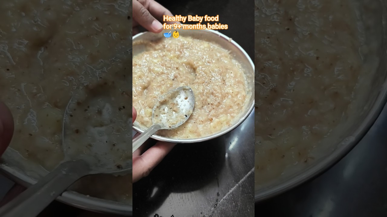 Healthy oats banana dryfruits recipe for baby #baby #babyfood #ytshorts #shorts @khushindmom Healthy oats banana dryfruits recipe for baby #baby #babyfood #ytshorts #shorts @khushindmom