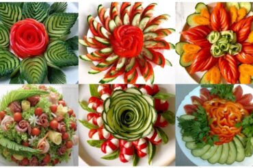 Different styles salad decorations ideas/easy and healthy salad ideas#salad #viral #viralvideo