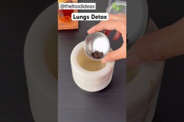 Lungs Detox Remedy #recipe #shorts #healthy