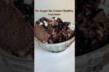 Healthy Chocolate Icecream Recipe #shorts #viral #chocolate