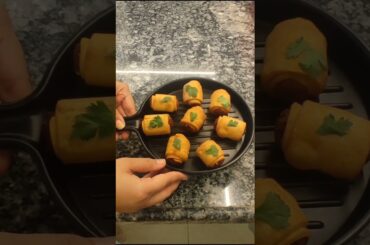 Easy Party Snacks Kam Samay Mein#youtubeshorts #healthy #shorts #minisamosa #snacks