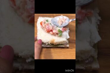 Quick & Tasty Veg Sandwich Recipe #shorts #VegSandwich #SandwichRecipe #recipe