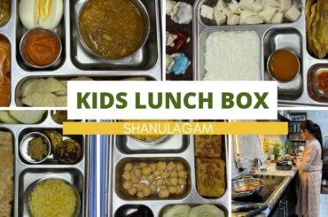 HEALTHY LUNCH BOX IDEAS FOR KIDS / INDIAN SCHOOL KIDS LUNCH BOX IDEAS / SHANULAGAM LUNCH BOX IDEAS