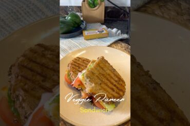 5-Minute Veggie Paneer Sandwich | So Tasty! #shorts #viral #recipe #viralvideo