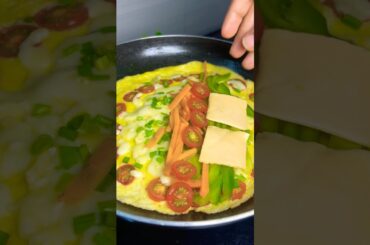 Veggies Loaded Healthy Cheesy Wrap #shorts #recipe #food