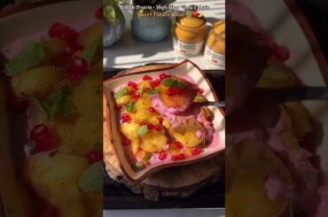 Low Calorie Sweet potato Salad recipe #shorts #healthyeating #highproteinsalad #lowcaloriemeals