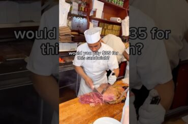 would you pay $35 for a classic reuben sandwich from Katzsdeli? #bestfood #sandwich #brisket