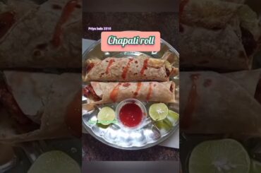 How to make easy instant chapati roll.                              #food #healthy #recipe