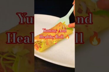 Yummy & Healthy Roll Paratha | Easy Lunch & Snack Recipe#food #cooking #viral