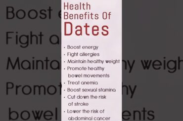 Health benefits of dates #ytshort #dates #datesbenifits#healthyrecipes