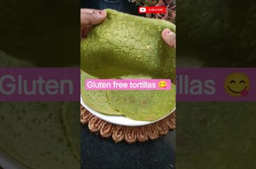 Healthy Gluten-Free Tortillas | PCOS & Diabetes Friendly #oats #food #shorts #spinach #pcosfriendly