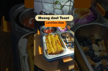 5 Minute Moong Dal Toast | Healthy Breakfast & Lunchbox Recipe | Protein-Rich Toast #shorts