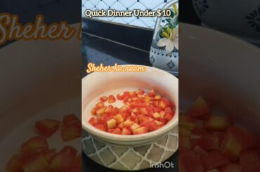 Quick dinner idea recipe !#easyrecipe #shortsfeed #rashcook  #shorts