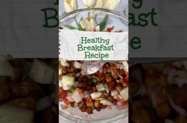 Healthy Breakfast Black Chana Chaat | Lose 5kg Fast