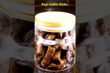 #Shorts_Ragi Cookie Sticks | Healthy & Crunchy Snack Recipe | No Maida, No Egg