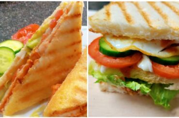 Healthy Tasty Chicken Club Sandwich Recipe | Easy Tasty Chicken Snacks | Healthy Breakfast Recipe