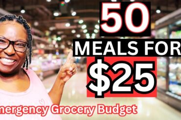 50 Meals for $25 | Budget Cooking Challenge for a Family of 5