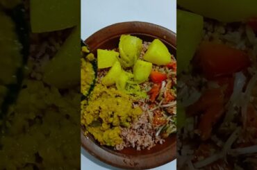 Healthy Lunch Rice & Curry #food #lunch #recipe