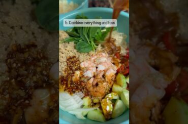 Quick, Easy & Healthy Dinner Recipe: Shrimp & Quinoa Salad