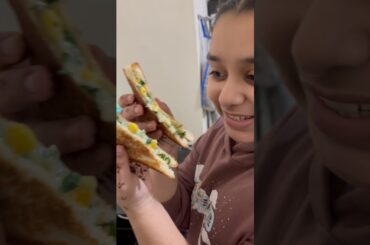 Spinach Corn Sandwich | Healthy Sandwich For Kids | #food #recipe #sandwich #cooking #kitchen