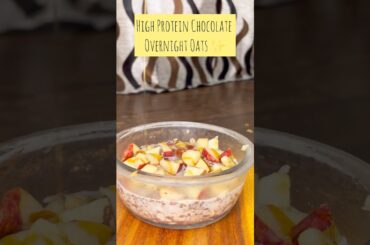 Healthy choco overnight oats! #overnightoats #healthybreakfast #easyrecipe #shorts #tamilcooking