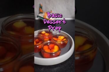 Low-Calorie Fruit Dessert Prep