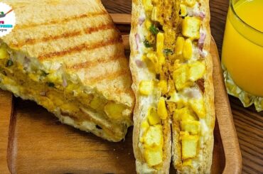 10-Minute Tasty and Healthy Sandwich without Cream and Mayonnaise