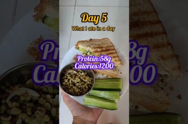 Simple Indian What I Eat In A Day | 1200 Calories 58g Protein#viral#food#ytshorts#health#yum#recipe