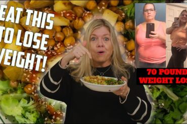 I Lost 70 Pounds Eating THIS 10-Minute Bowl That Keeps You Full (Chickpea Bowl!)