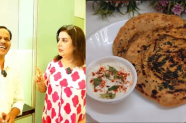 Healthy Breakfast Besan Pyaz Ka Paratha |Farah Khan Special Recipes |Farah Khan |Breakfast Recipes