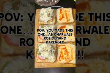 Bombay Street-Style Grilled Sandwich #ytshorts #bombaysandwich