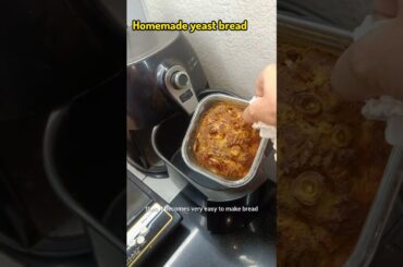 Homemade Yeast Bread in Airfryer #shortsfeed