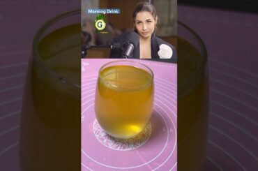 Malaika Arora‘s Morning Drink For Gut Health #recipe #malaikaarora #shorts #trending