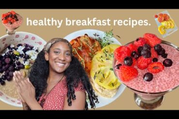 Quick & Healthy Breakfast Recipes | Protein Rich & Vegan