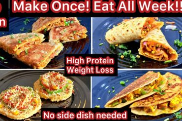 Make Once, Eat All Week! High Protein Breakfast For Busy Morning In 10 Min / Healthy Breakfast Ideas