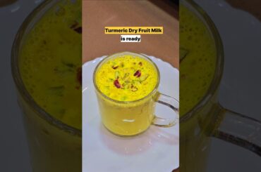 Winter Special Turmeric Dry Fruit Milk #shorts #masalamilk #spiceupflavourskitchen
