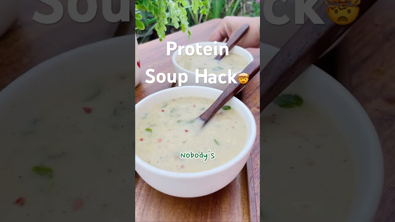 Moringa Protein Soup Hack | High-Protein | Low-Cal Winter Recipe Moringa Protein Soup Hack | High-Protein | Low-Cal Winter Recipe