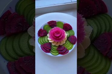 Salad plate decoration ideas #super salad plate decoration #salad plate decoration skills
