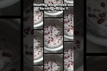 Healthy recipe for fertility and Weightloss ! #arokiyaunavu