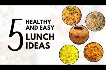 5 Healthy & Easy Lunch Ideas | Quick Indian Lunch Recipes in kannada | Nivi’s Kitchen #lunchideas