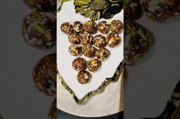 Healthy Dry Fruit laddoo Recipe | No Sugar Energy Bites | Immunity Booster Snacks